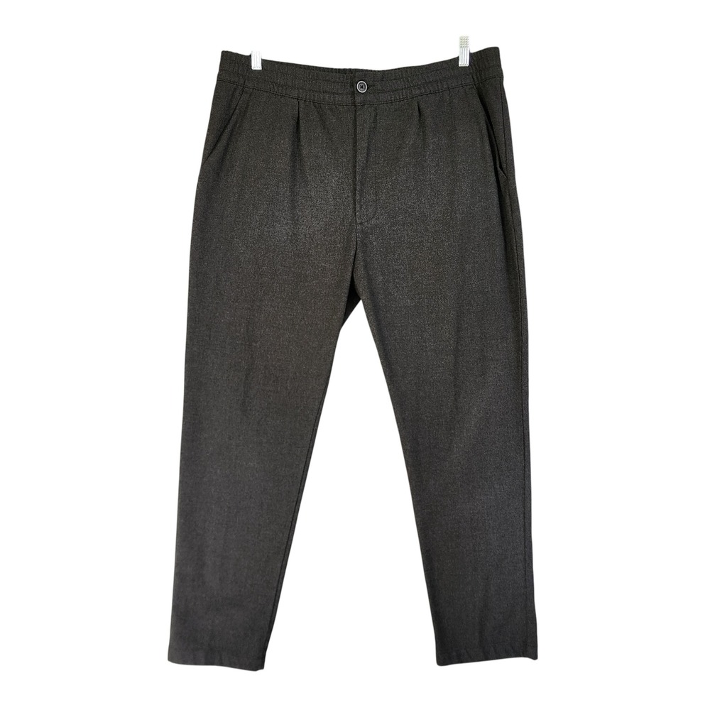 Shaquille O'Neal Mens Natural Stretch Woven Pants Size‎ XLT Gray Elastic Waist